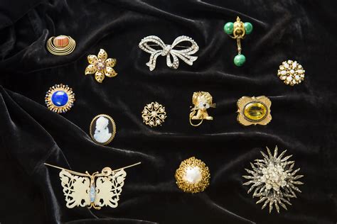 the brooches